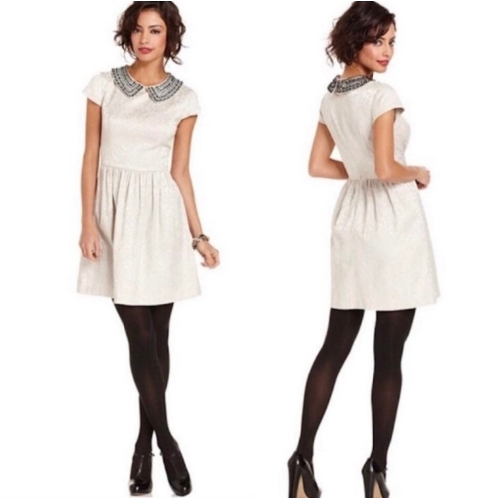 NY Kensley Dress from beautiful embossed fabric MSRP $495.  NWOT